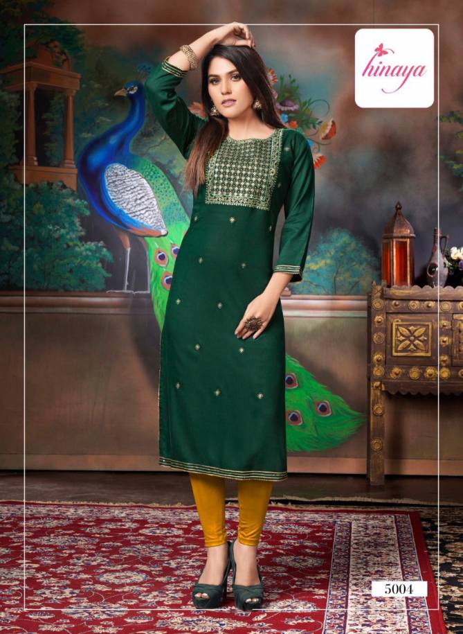 Kareena 4 Fancy Designer Embroidery Ethnic Wear Kurtis Collection